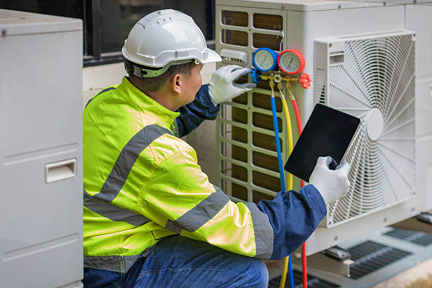 Professional Hvac Maintenance technician working in Osseo, WI